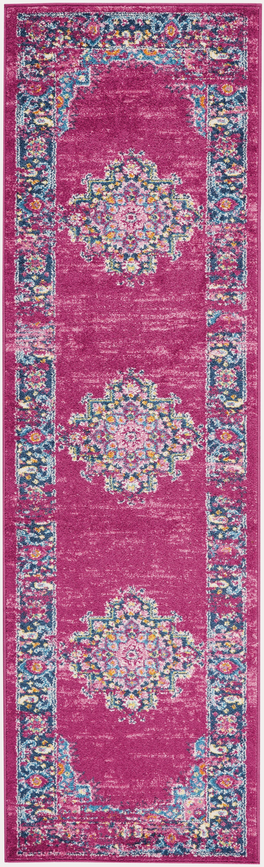 Passion PSN03 Fuchsia Rug