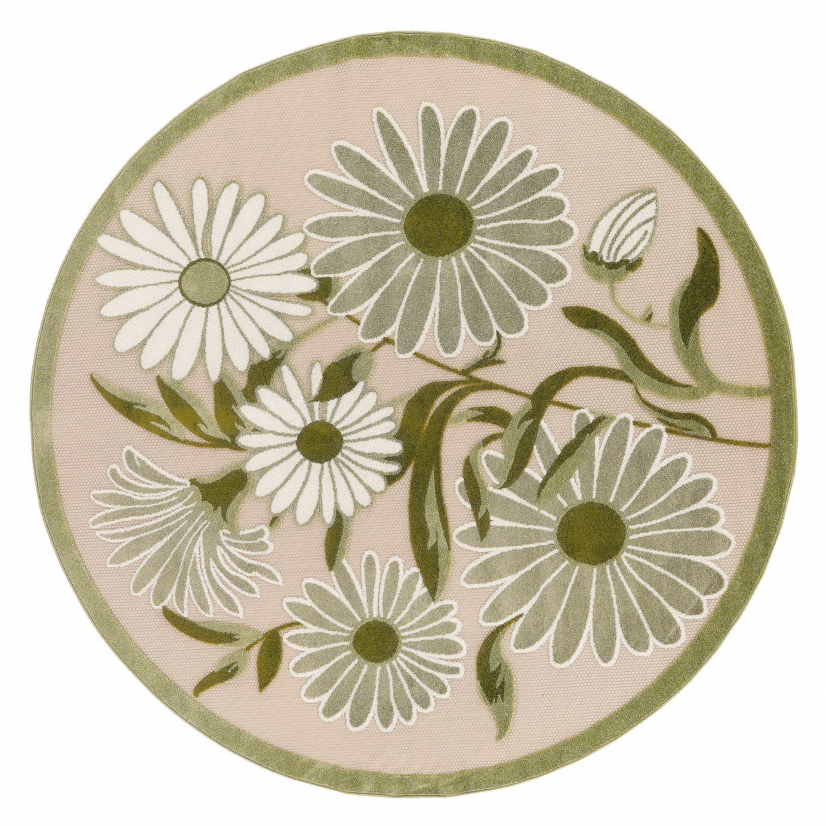Aloha ALH33 Ivory Green Rug
