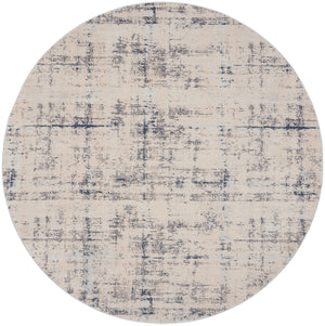 Rustic Textures RUS06 Ivory Blue Rug