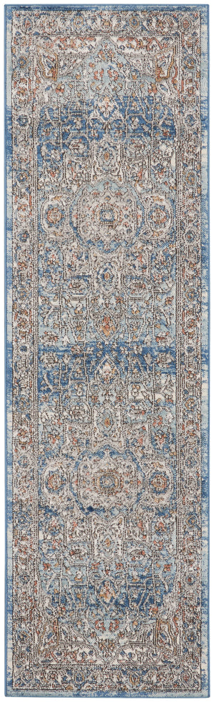Quarry QUA11 Ivory Blue Rug