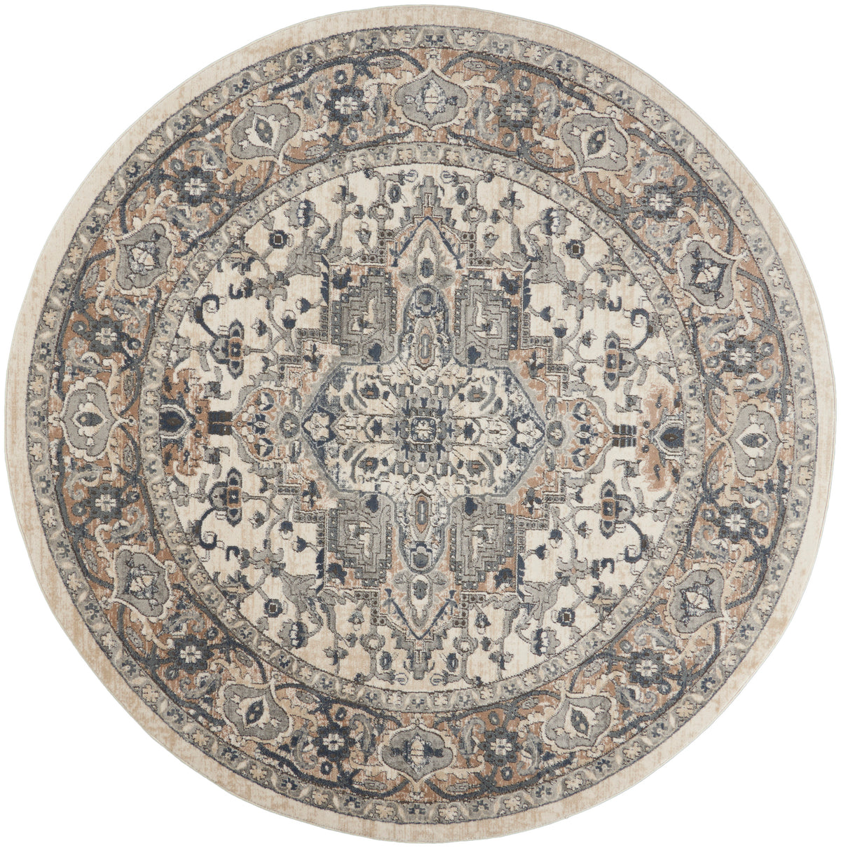 Quarry QUA05 Ivory Grey Rug