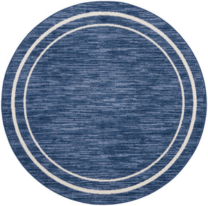 Nourison Essentials NRE02 Navy Ivory Rug