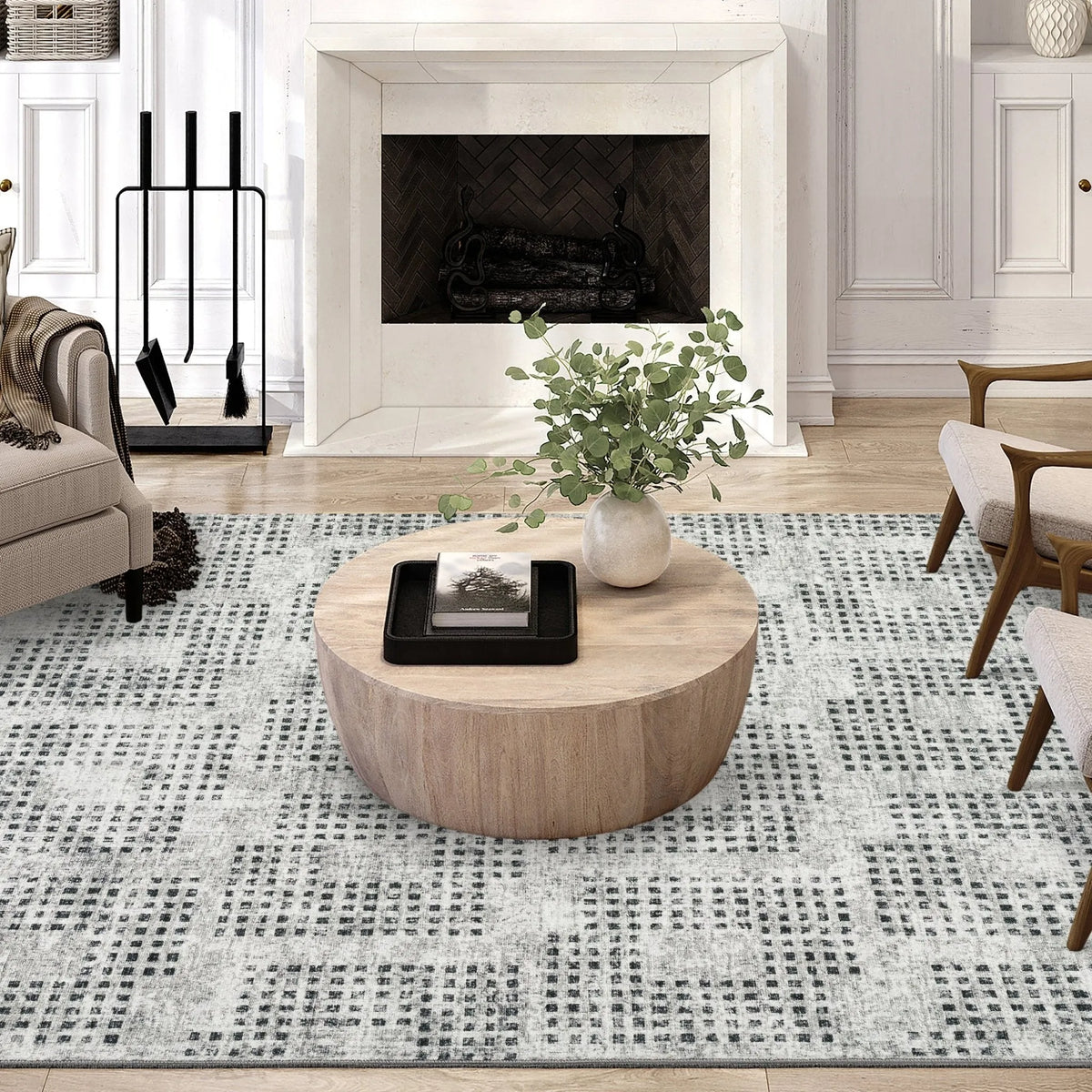 Delano DA1 Pewter Rug - Rug & Home