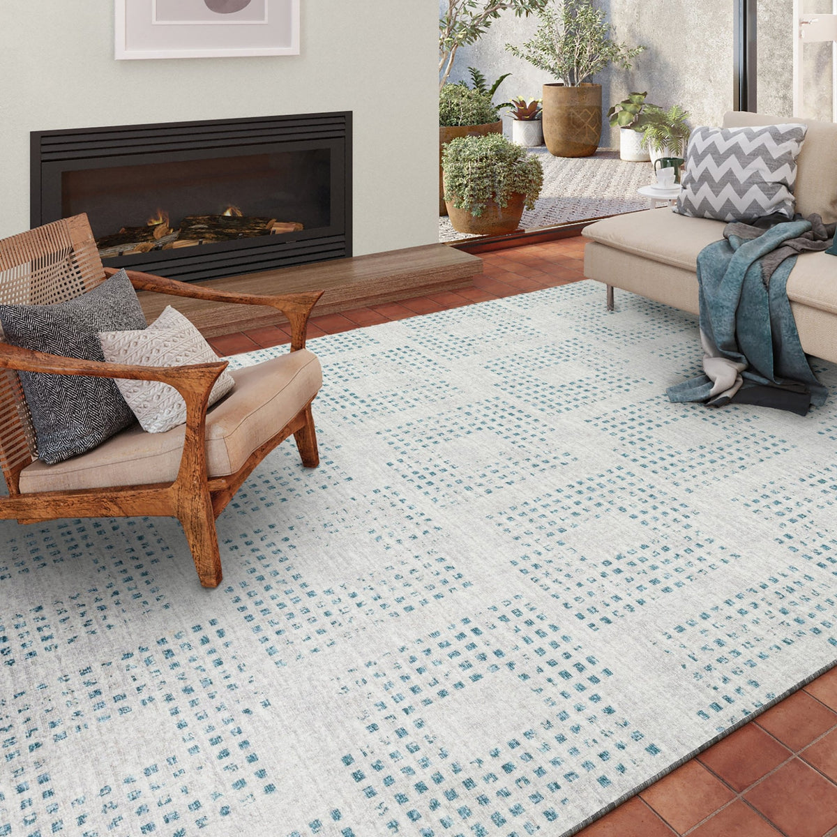 Delano DA1 Tin Rug - Rug & Home