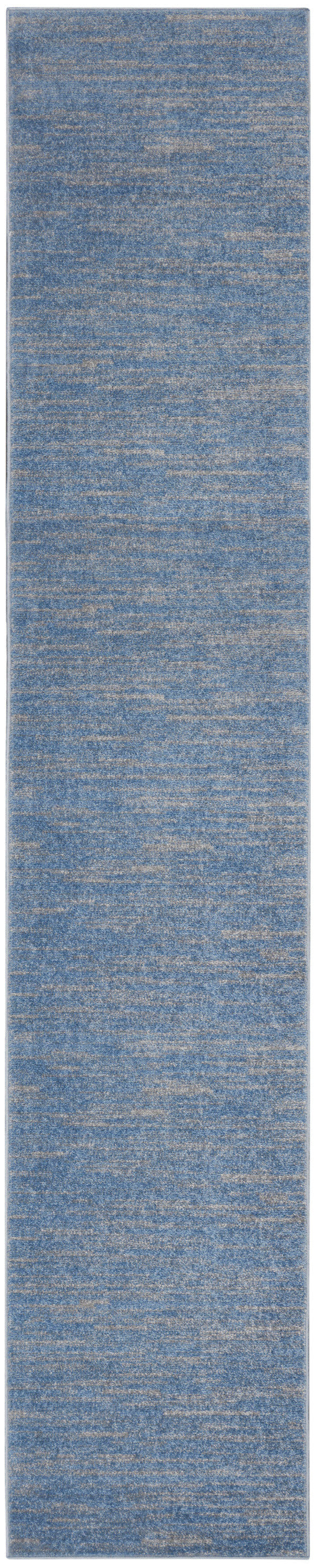 Nourison Essentials NRE01 Blue Grey Rug