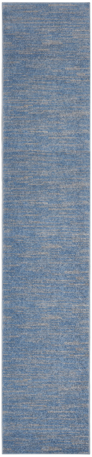 Nourison Essentials NRE01 Blue Grey Rug