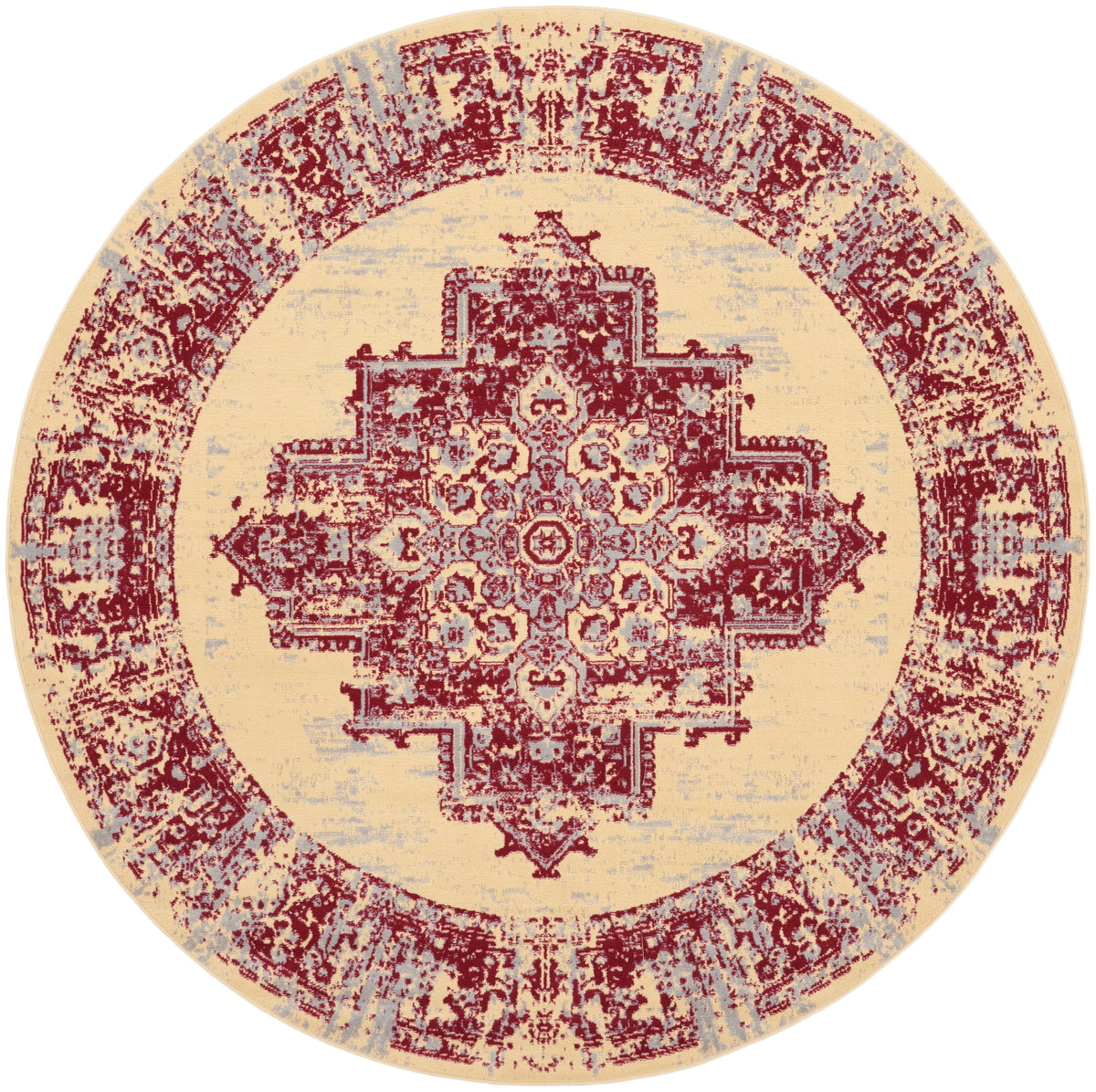 Grafix GRF14 Cream Red Rug