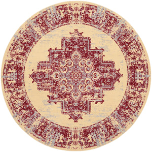 Grafix GRF14 Cream Red Rug