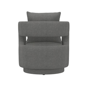 Jude Swivel Chair Flint Gray