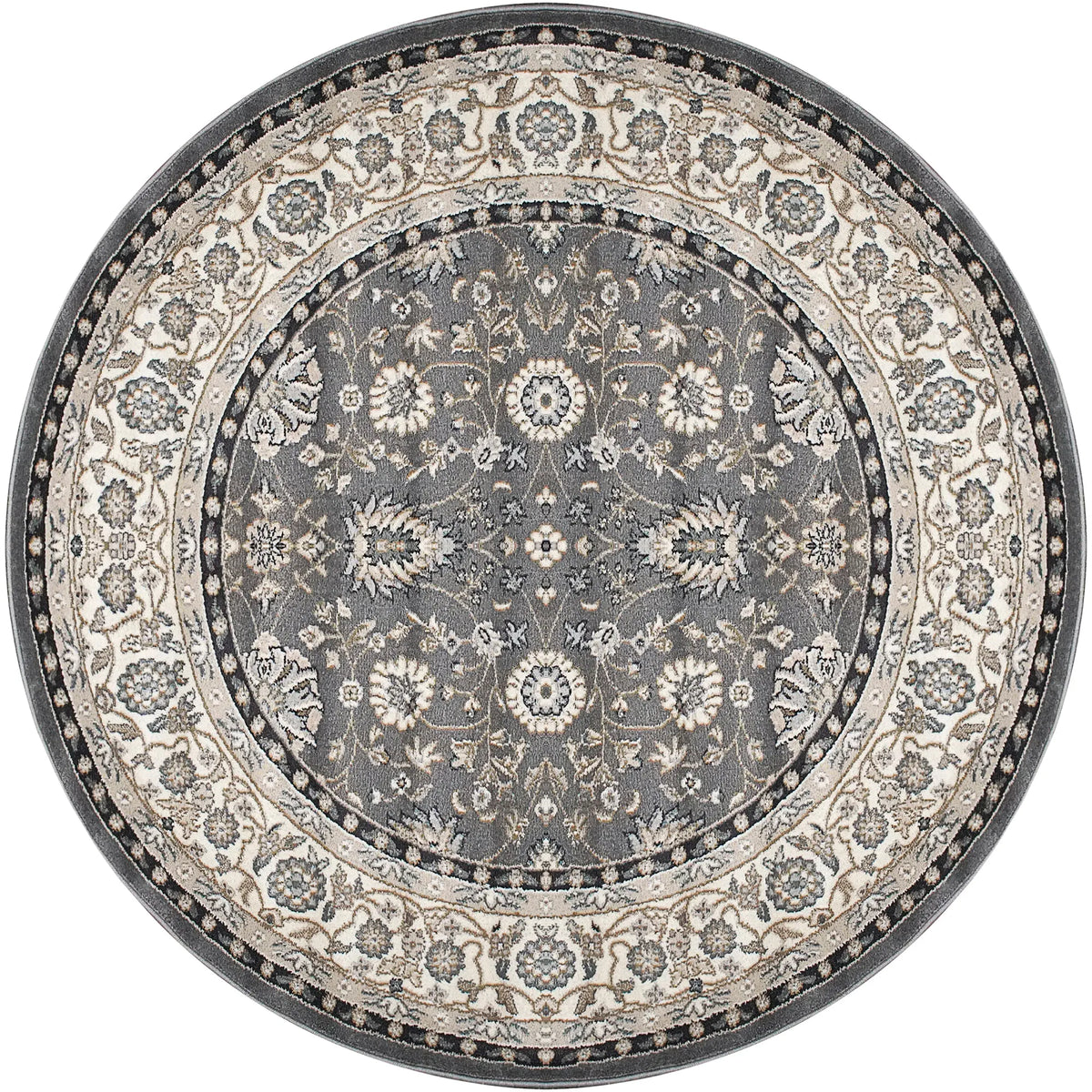 Yazd 2803-910 Grey/Ivory Rug