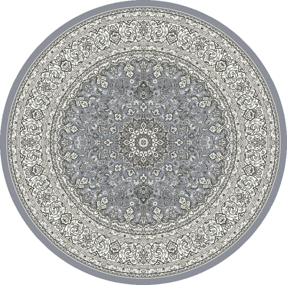 Ancient Garden 57119-4646 Steel Blue/Cream Rug