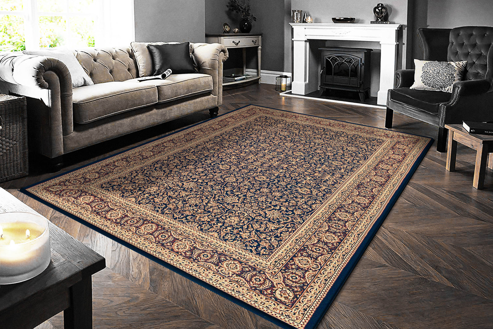 Legacy 58004-530 Navy Rug