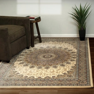 Ancient Garden 57090-6484 Ivory Rug