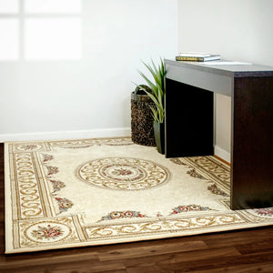 Ancient Garden 57226-6464 Ivory Rug