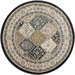 Yazd 8471 Grey Ivory Rug