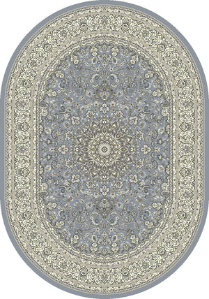 Ancient Garden 57119 Steel Blue Cream Rug
