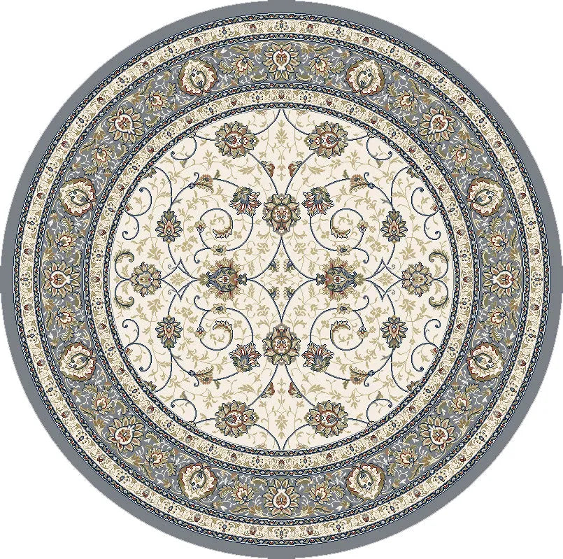 Ancient Garden 57120-6454 Ivory/Light Blue Rug