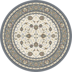 Ancient Garden 57120-6454 Ivory/Light Blue Rug