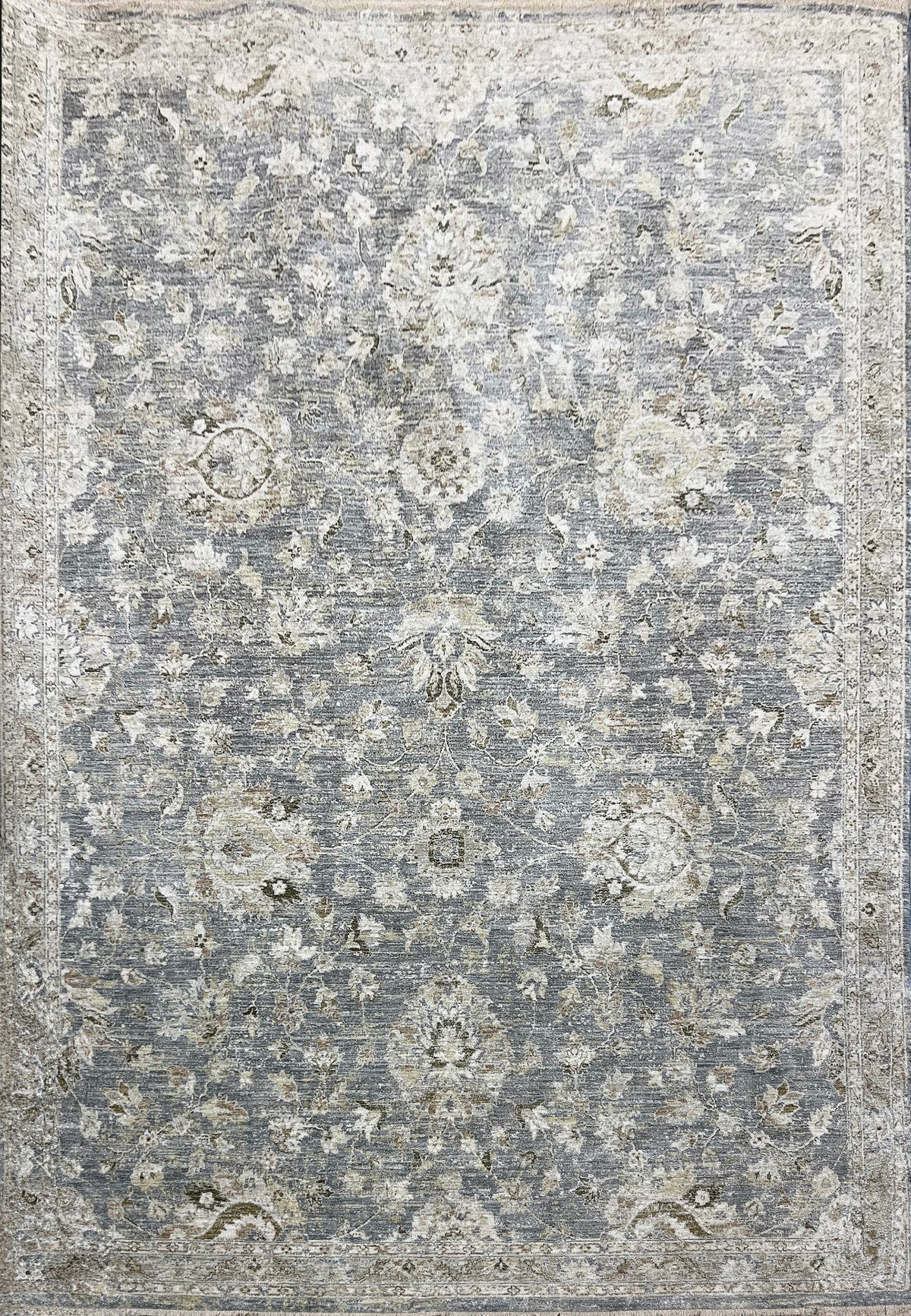 Milano 12502 Navy Ivory Beige Rug