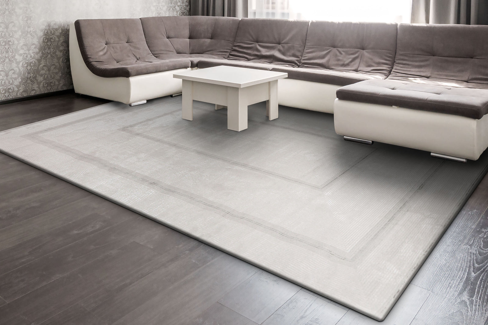 Whistler 7124-190 Ivory/Grey Rug