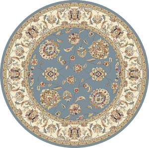 Ancient Garden 57365 Light Blue Ivory Rug