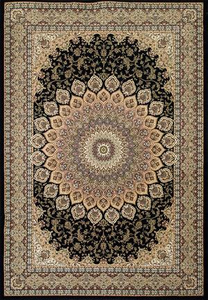 Ancient Garden 57090-3484 Navy Rug