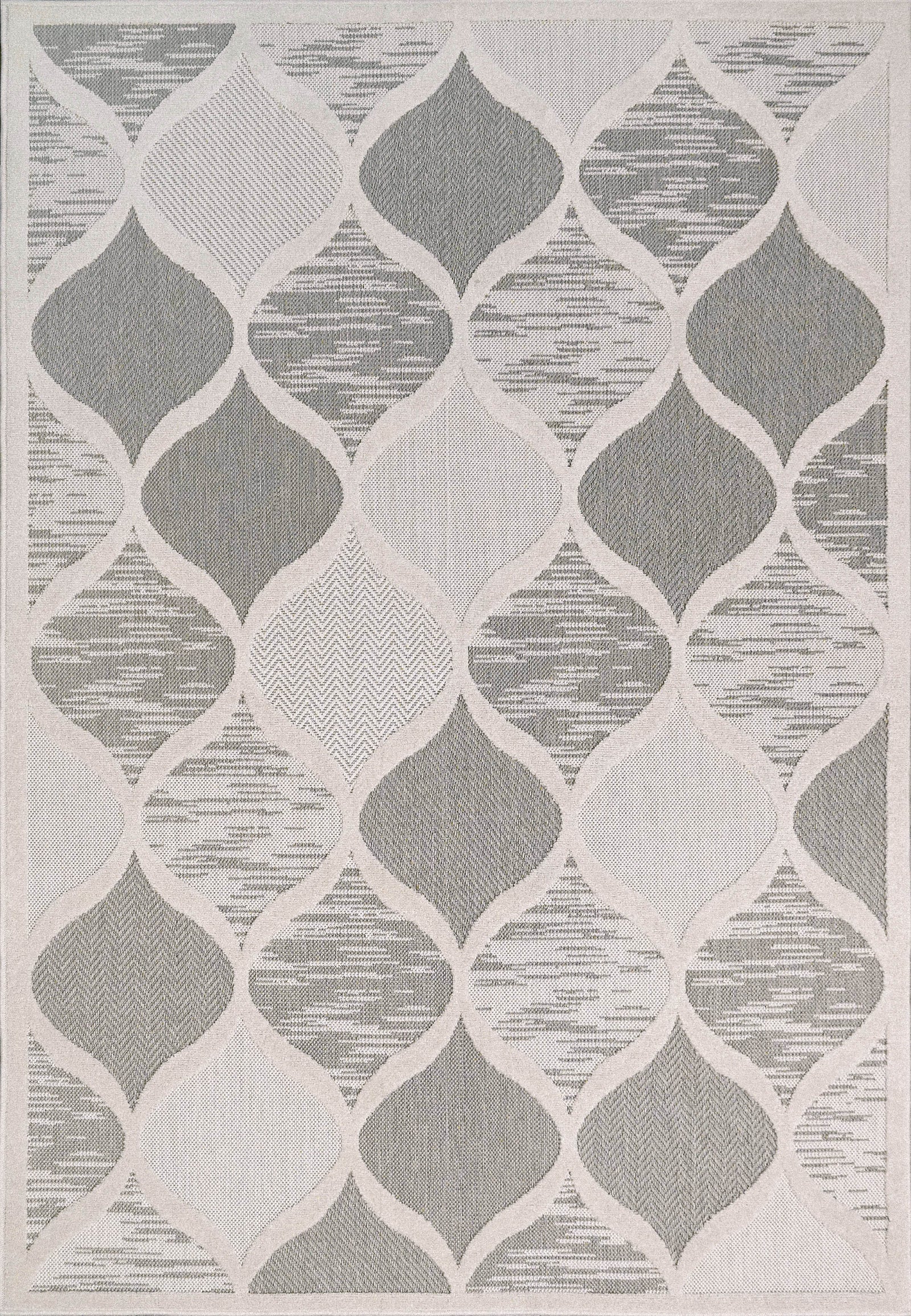 Tessie 6402-901 Grey/Ivory Rug