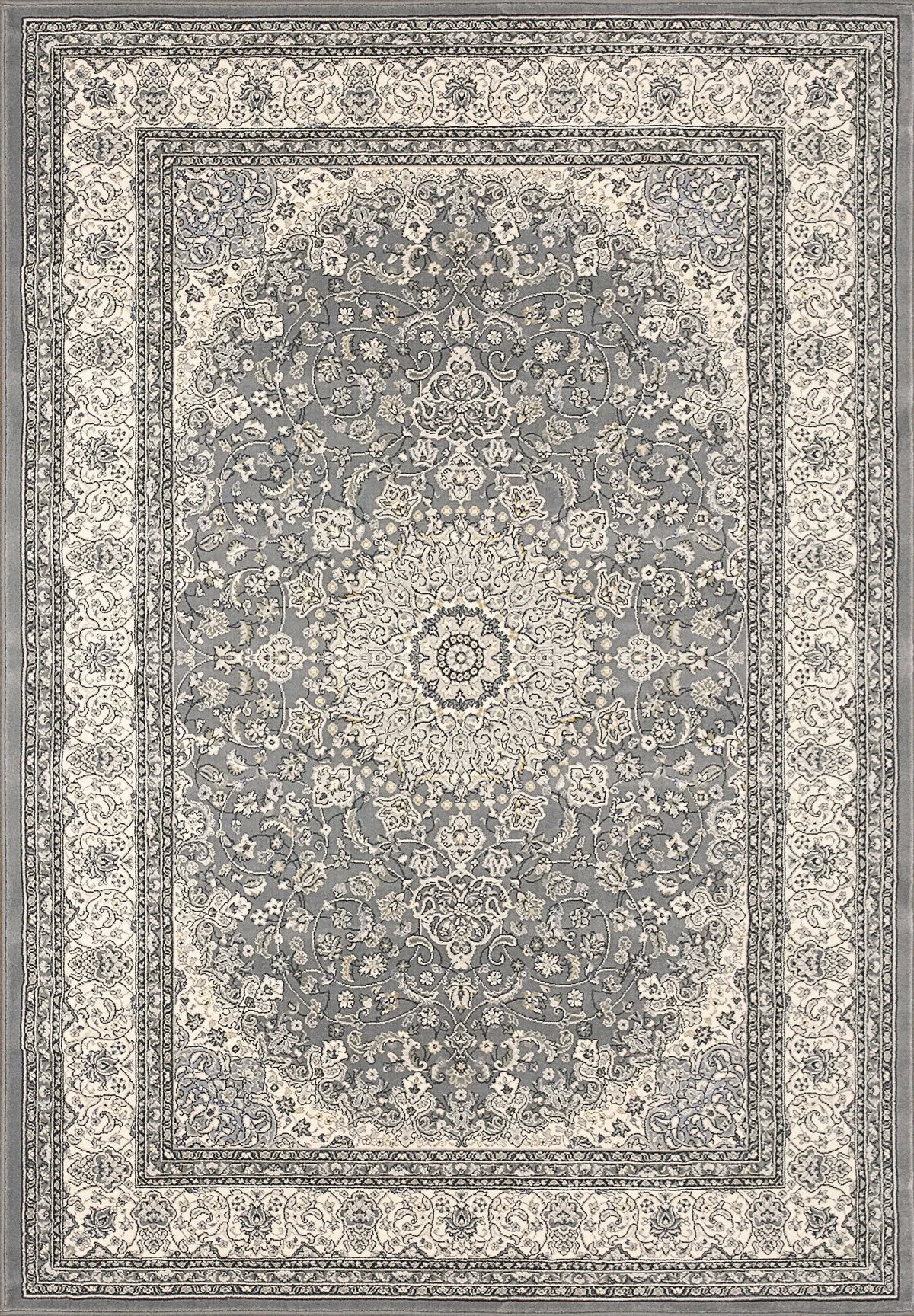 Ancient Garden 57119-5666 Grey/Cream Rug