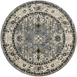 Yazd 8531 Grey Ivory Rug