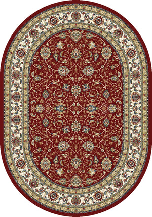 Ancient Garden 57120 Red Ivory Rug
