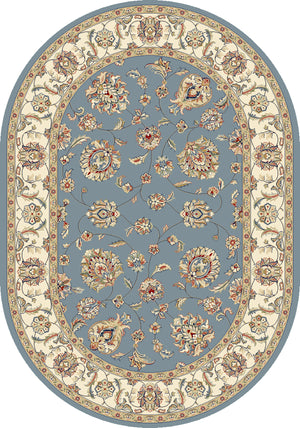 Ancient Garden 57365 Light Blue Ivory Rug