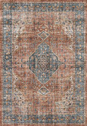 Elise 6305 Red Blue Beige Rug