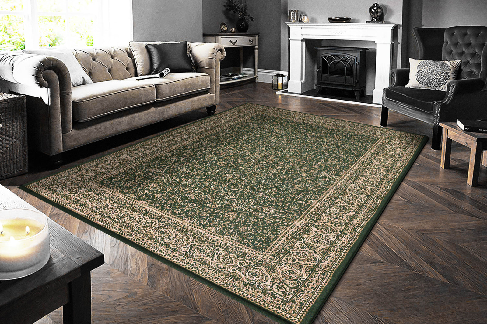 Legacy 58004-420 Green Rug