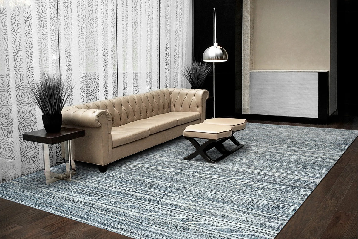 Savoy 3579-598 Denim/Grey Rug