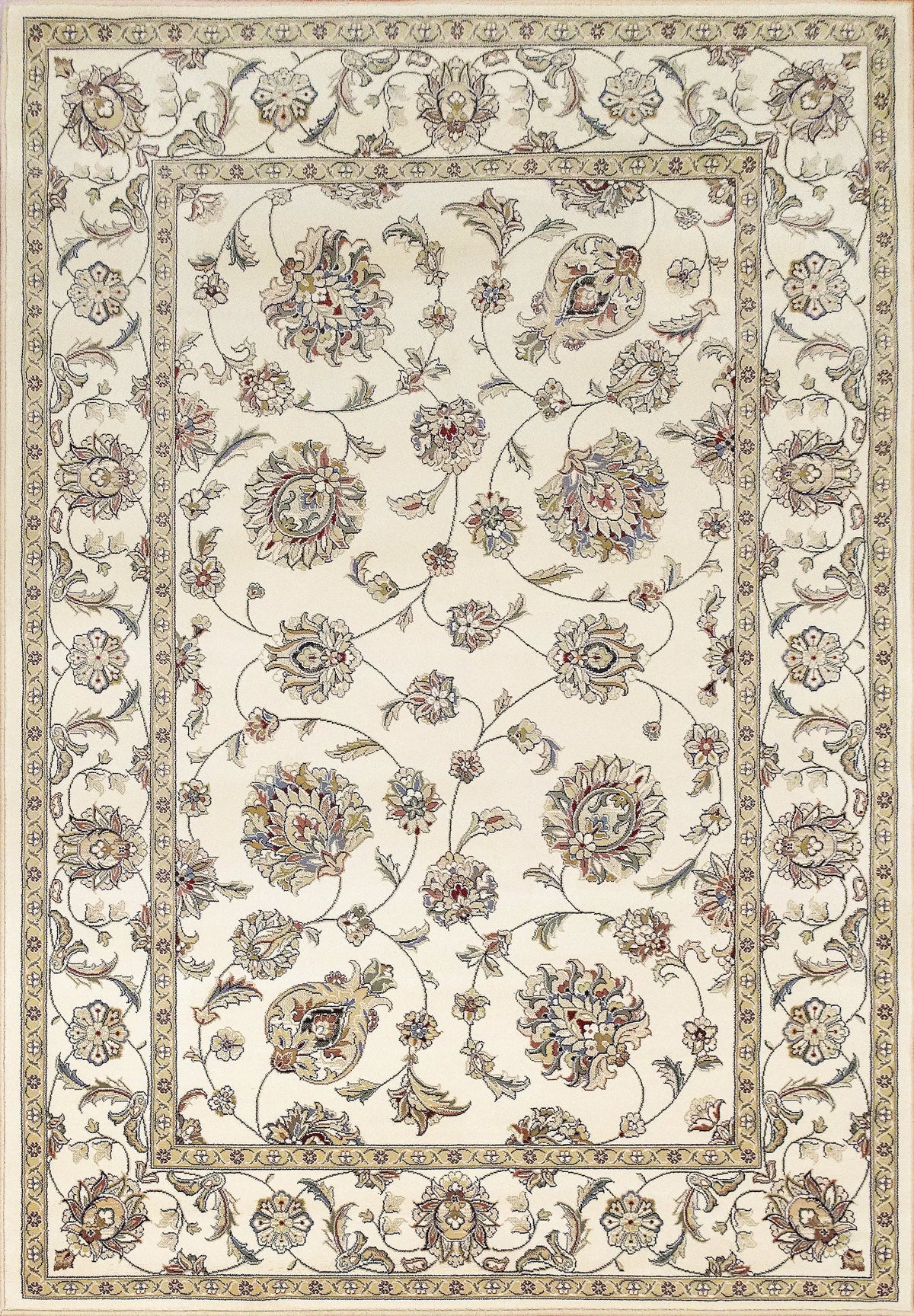Ancient Garden 57365-6464 Ivory/Ivory Rug