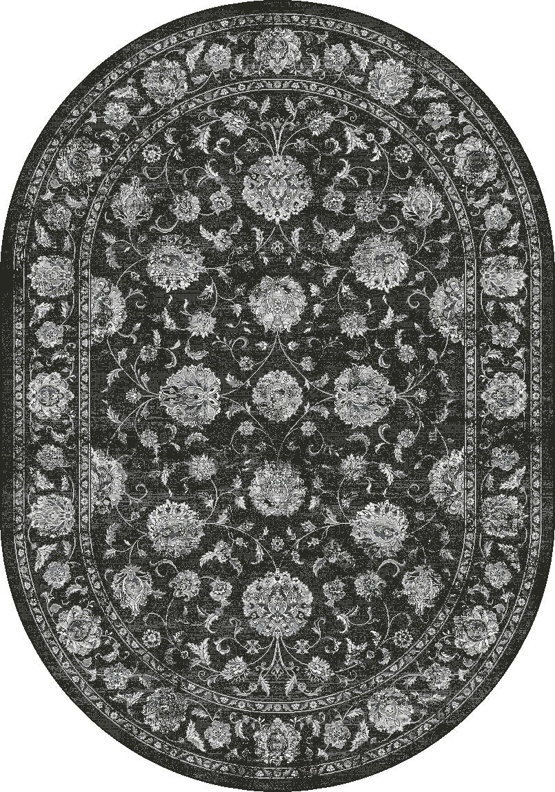 Ancient Garden 57126 Charcoal Silver Rug
