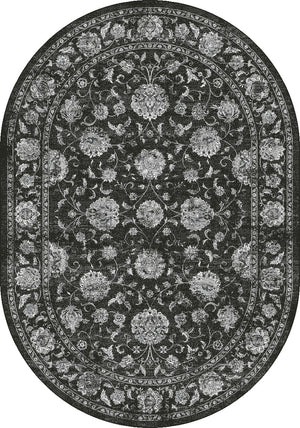 Ancient Garden 57126 Charcoal Silver Rug