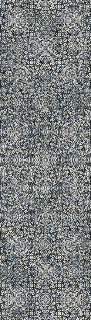 Ancient Garden 57162 Steel Blue Rug