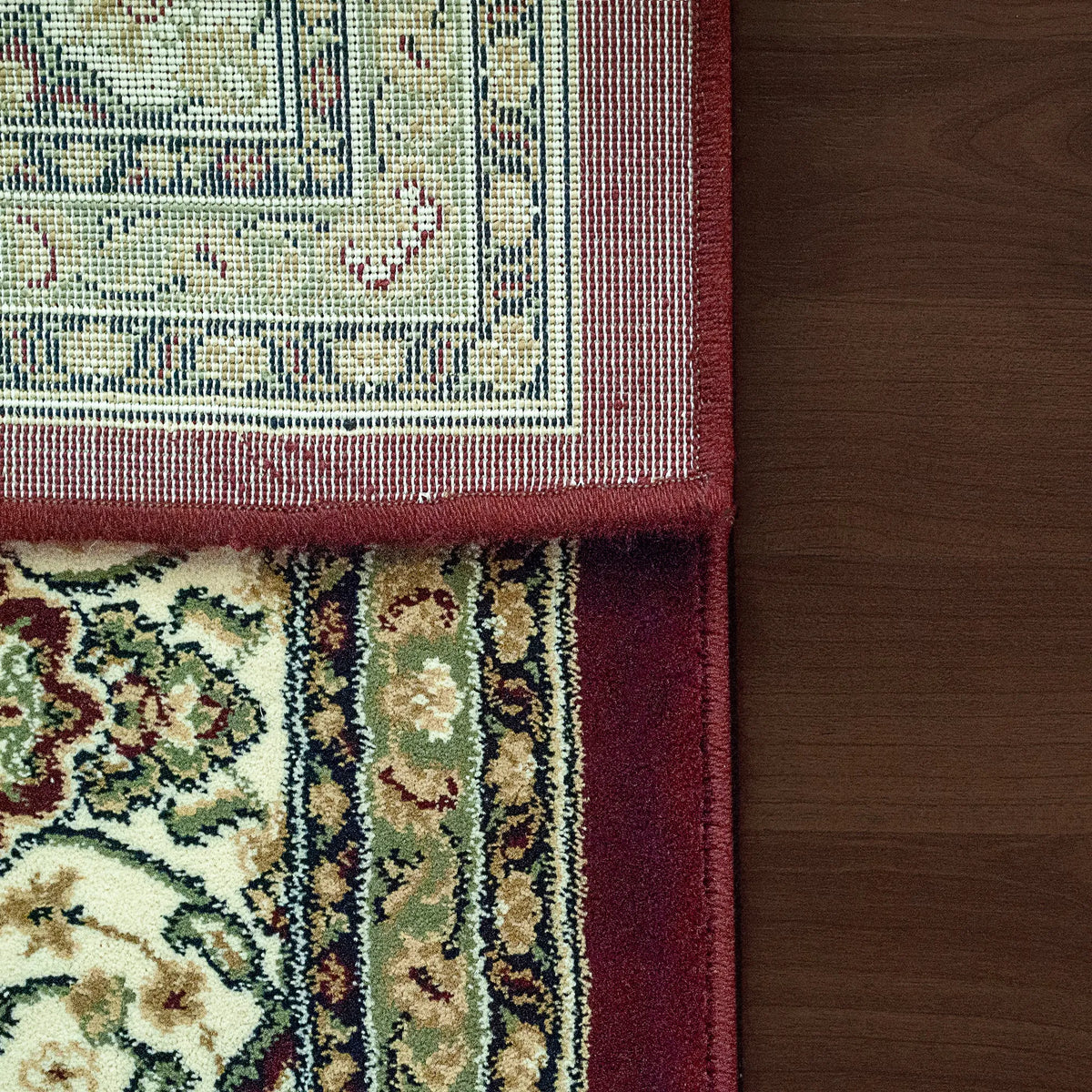 Ancient Garden 57119-1414 Red/Ivory Rug