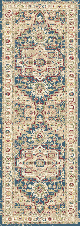 Juno 6882 Navy Red Rug