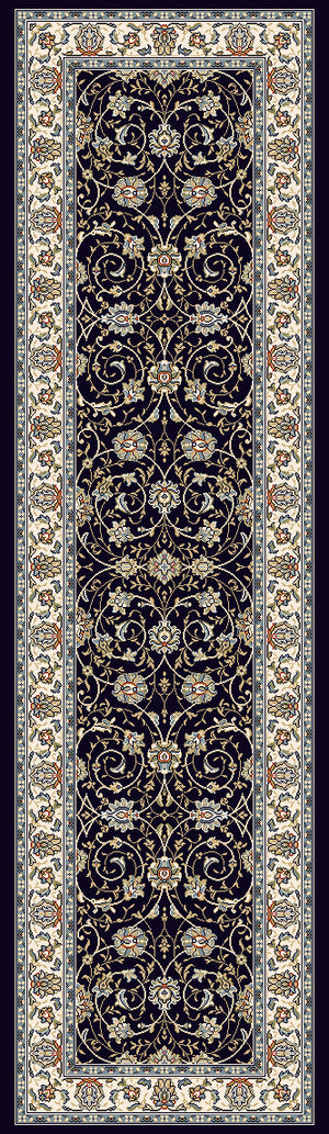Ancient Garden 57120 Blue Ivory Rug