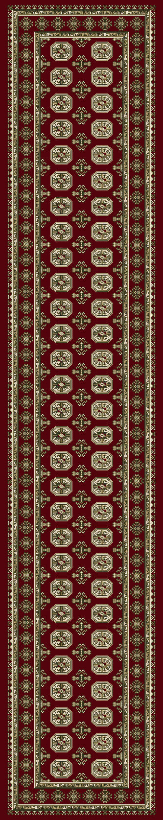 Ancient Garden 57102 Red Beige Rug