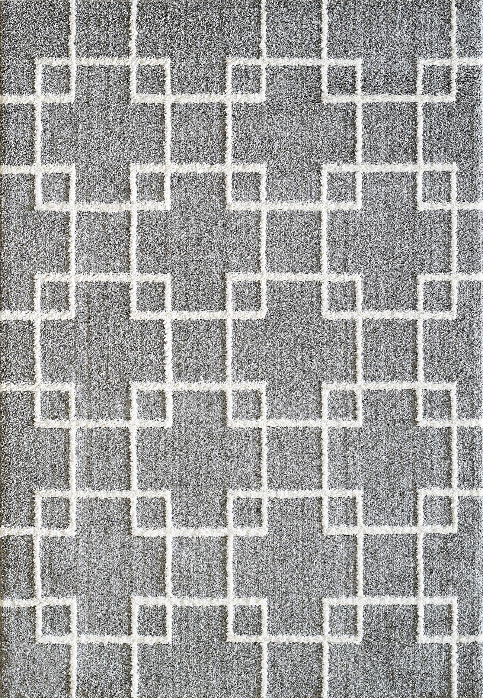 Silky Shag 5901-901 Silver Rug