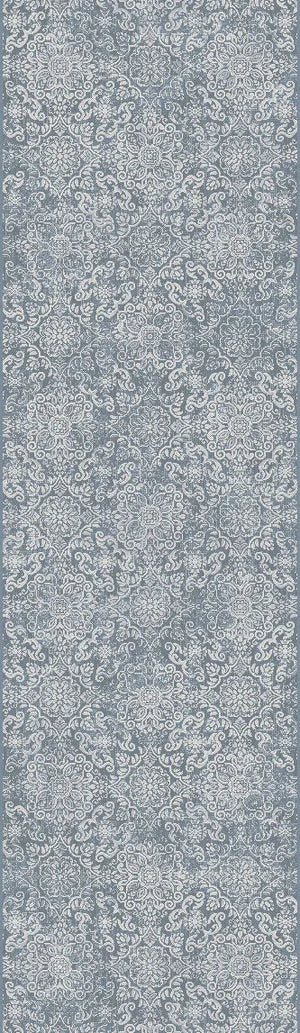 Ancient Garden 57162-4666 Light Blue Rug