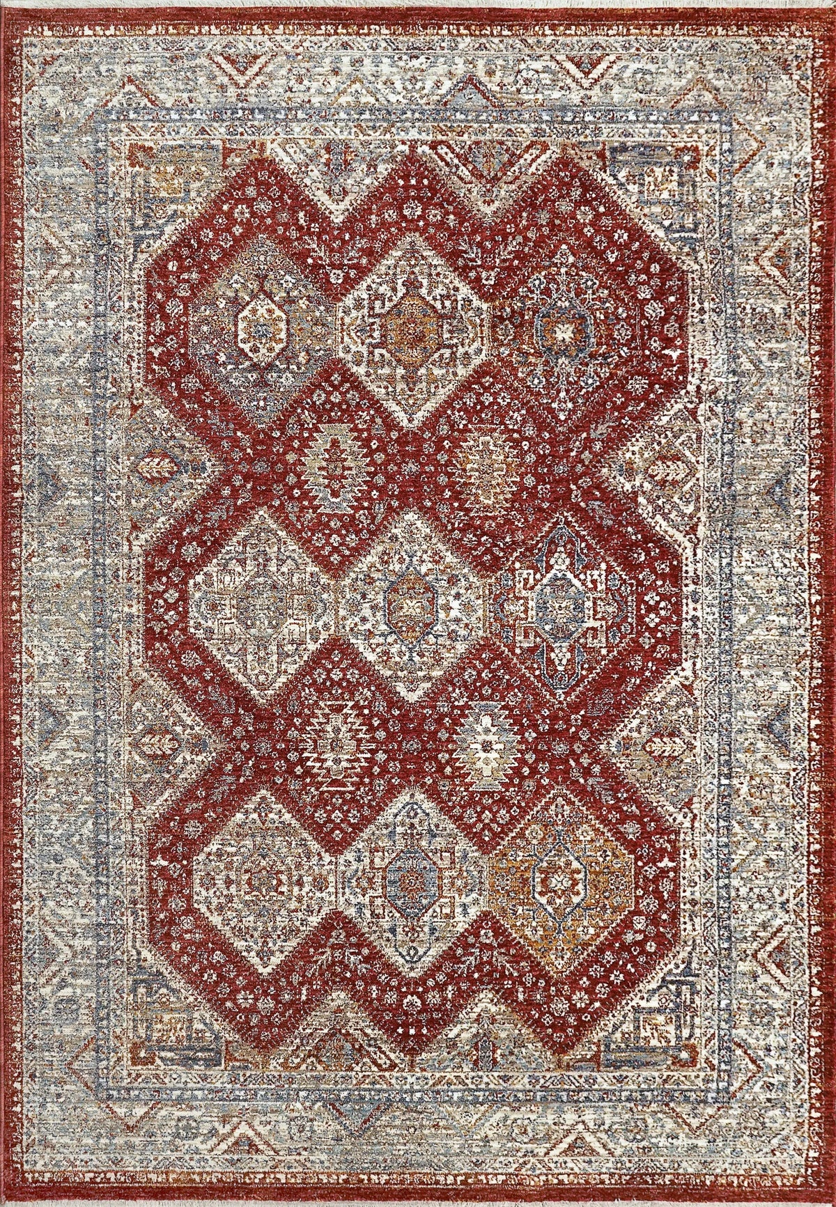 Dakota 6641-399 Red/Multi Rug