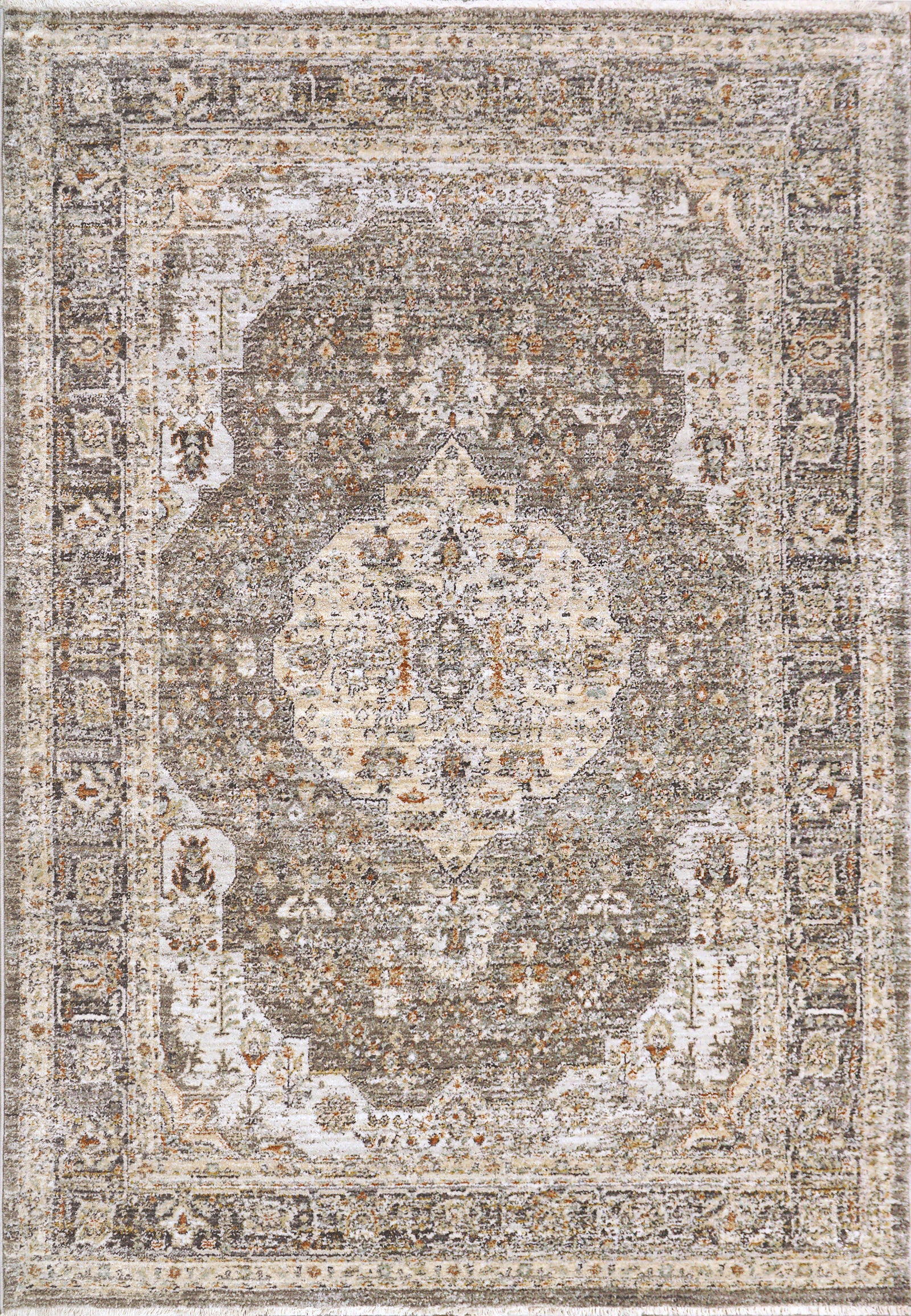 Rojin 4182-990 Grey/Dark Grey Rug