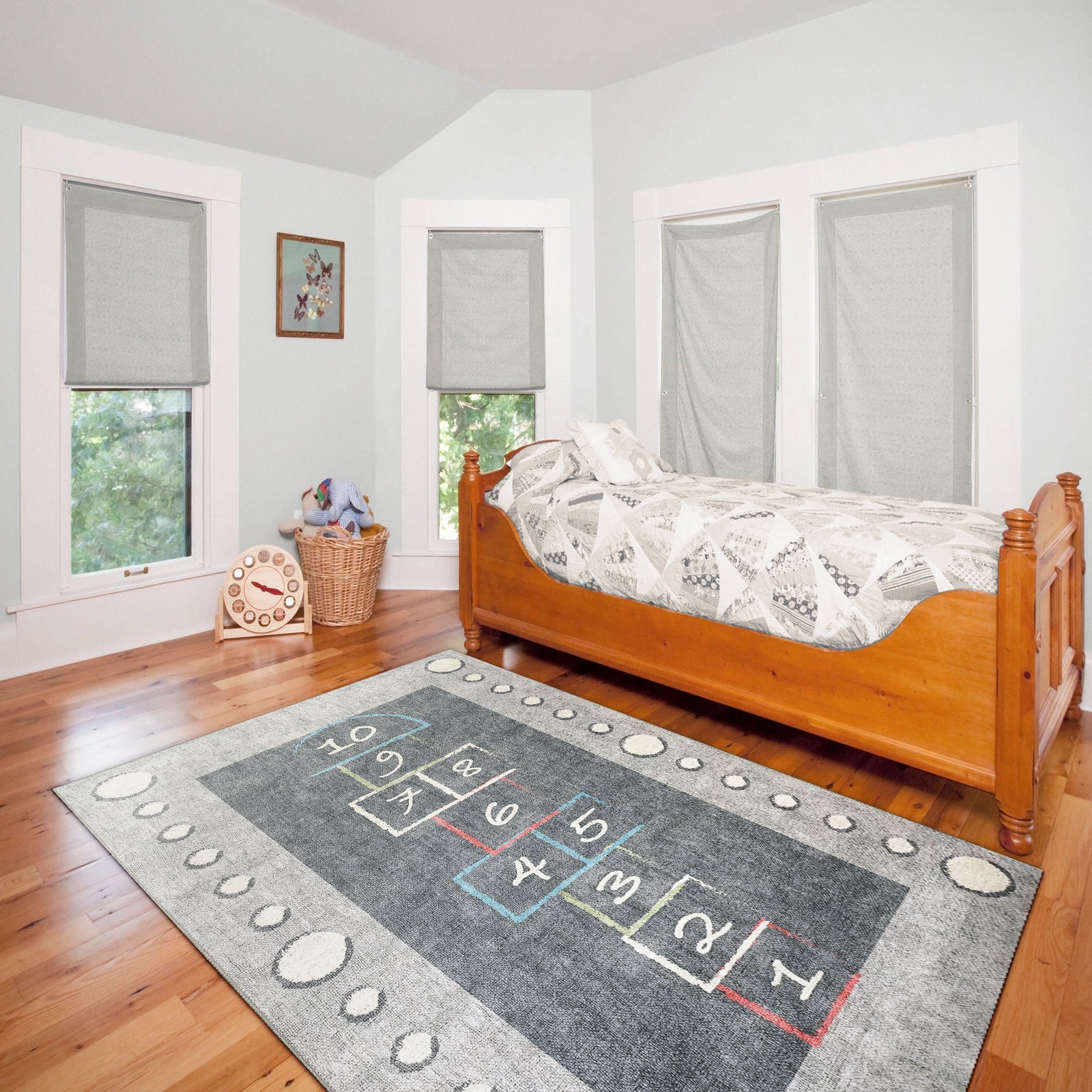 Kidz 8083-909 Grey/Multi Rug