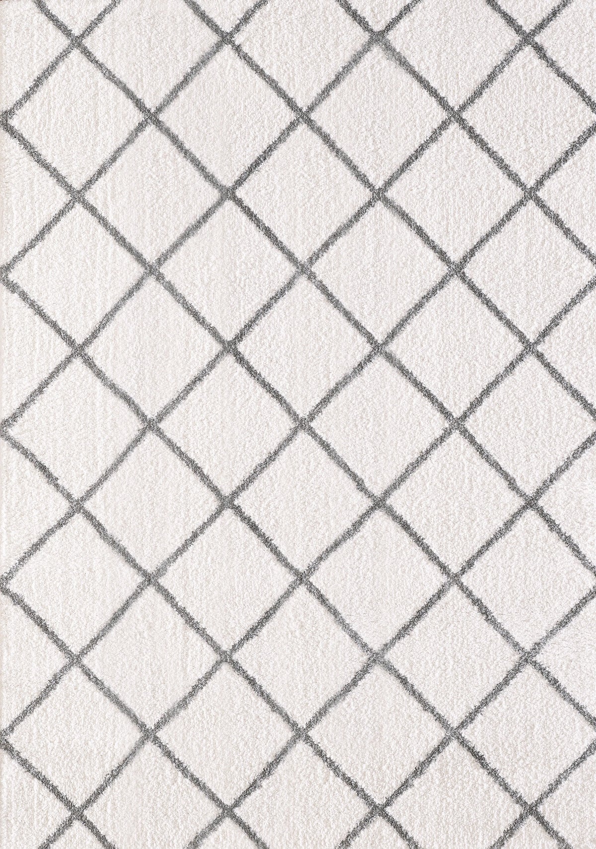 Silky Shag 5920-110 Ivory/Silver Rug