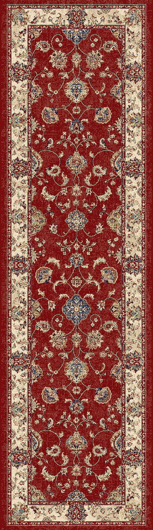 Ancient Garden 57158 Red Ivory Rug
