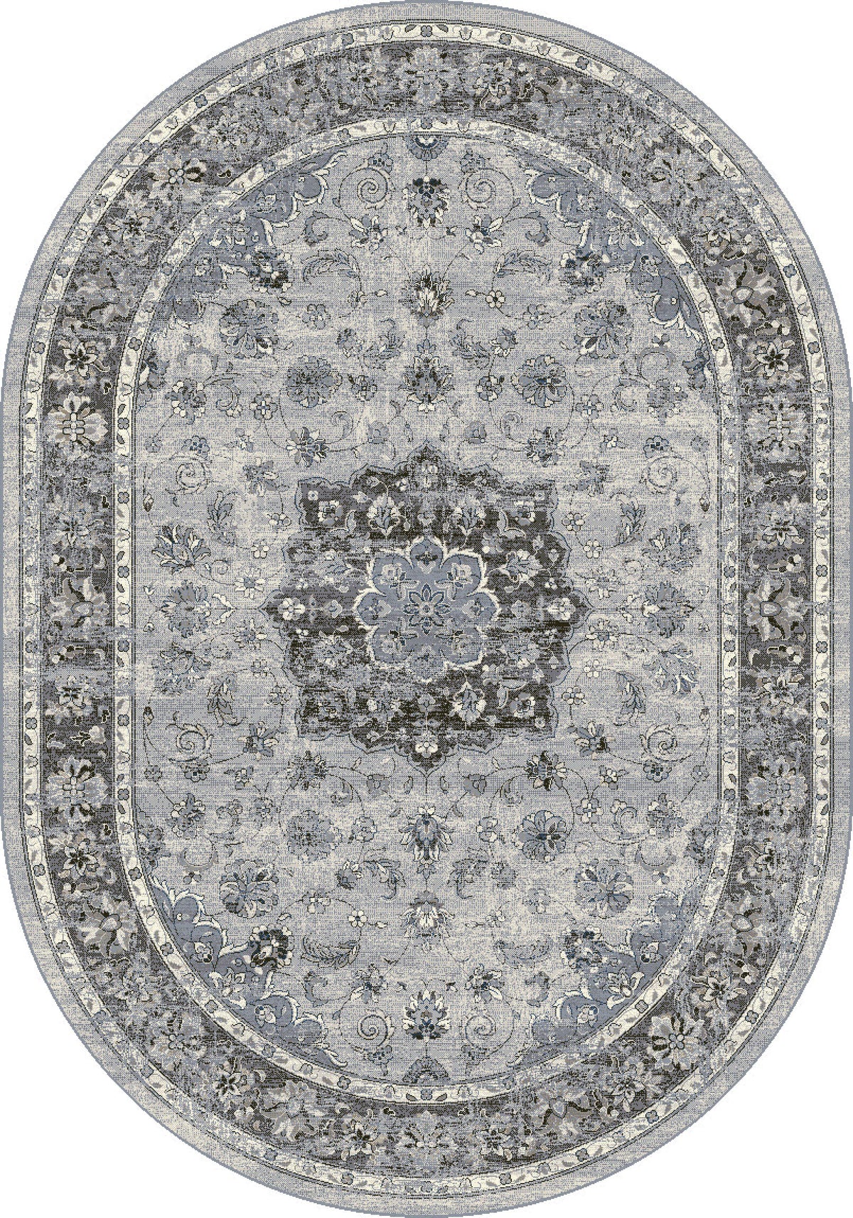 Ancient Garden 57559 Silver Grey Rug
